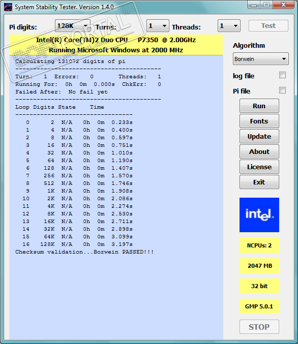 System Stability Tester 1.5.1