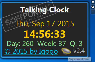 Talking Clock 2.8