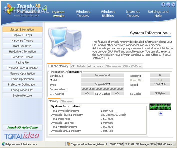 Tweak-XP Pro 4.0.11