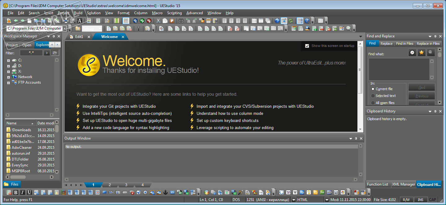 UEStudio 21.0.0.66