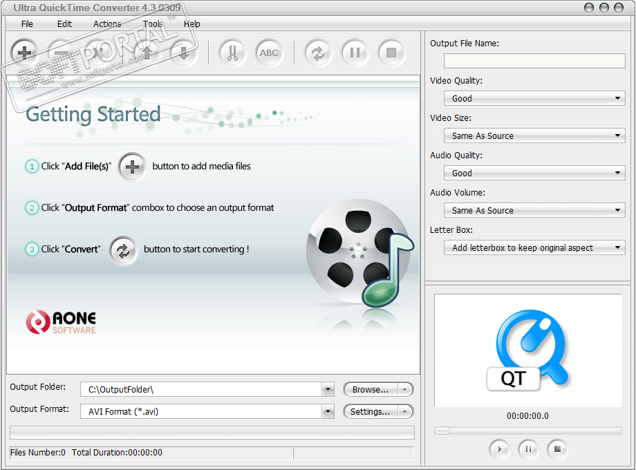 Ultra QuickTime Converter 4.3.0309