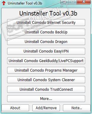 Uninstaller Tool for Comodo Products 0.3b