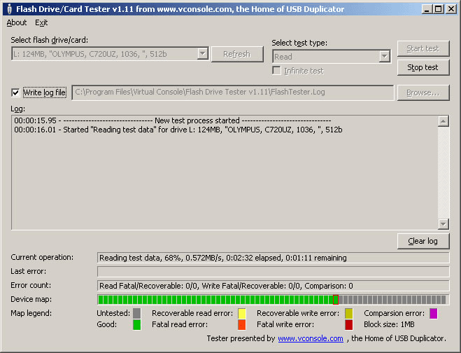 USB Flash Drive Tester 1.14