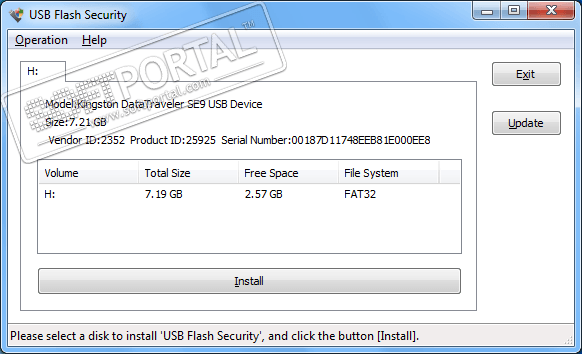 USB Flash Security 5.1.0.26