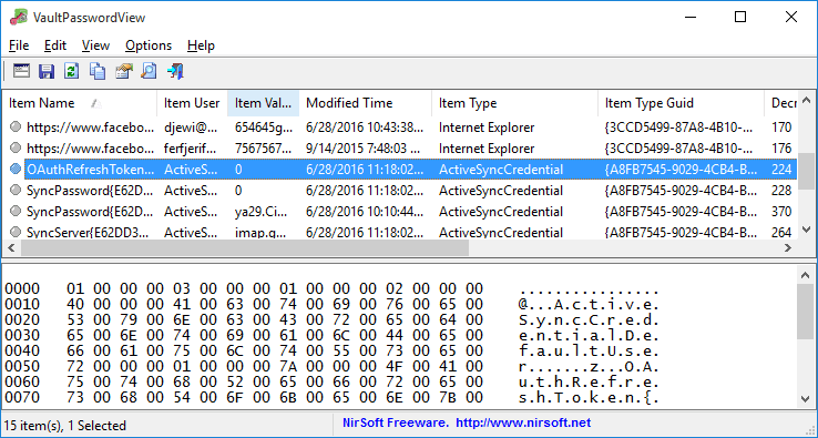 VaultPasswordView 1.10