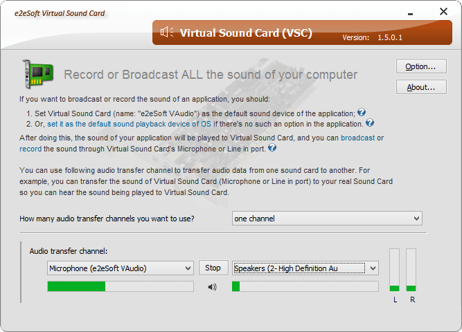 Virtual Sound Card 2.1