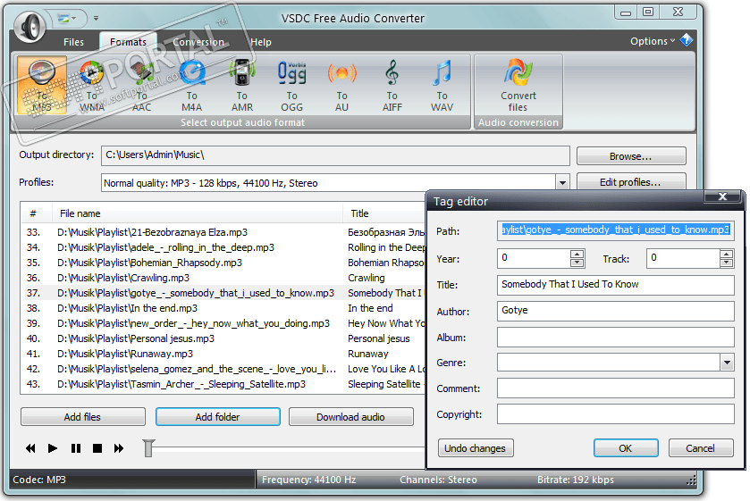 VSDC Free Audio Converter 1.6.5.353