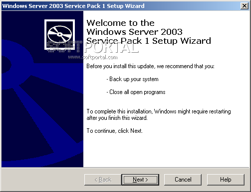 Windows Server 2003 Service Pack 1 (SP1)