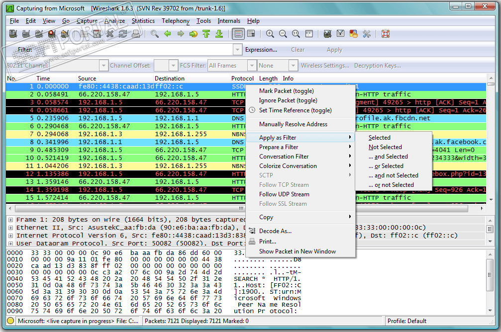 Wireshark 3.6.3