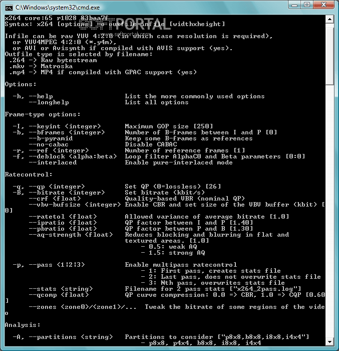 x264 Video Codec r3044